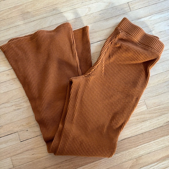 aerie Pants - Aerie waffle knit flares